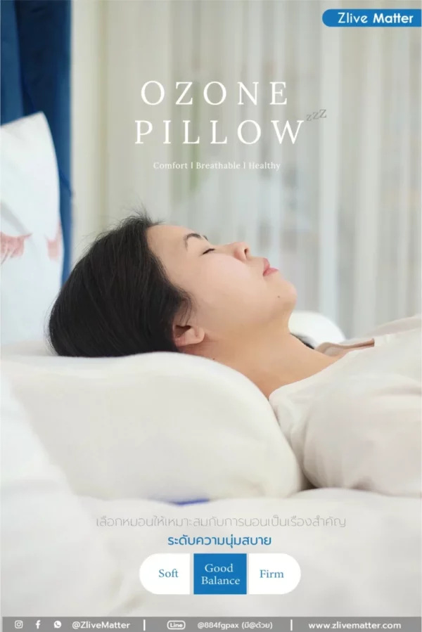 หมอนโอโซน (Adult Ozone Pillow XL)